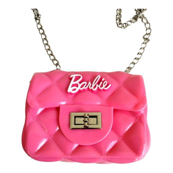 Barbie Miniso Barbiecore Y2K 90s Quilted Patent Purse - Picture 7 of 9